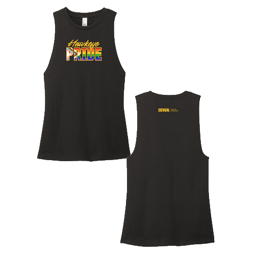District Women's Perfect Tri Muscle Tank -- Black