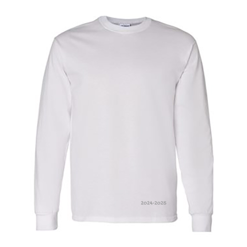 Gildan Heavy Cotton Longsleeve Basic T-Shirt -- White