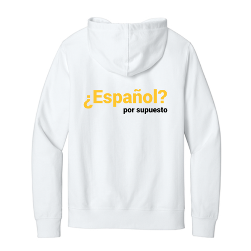 Por Supuesto District Re-Fleece Hoodie -- White
