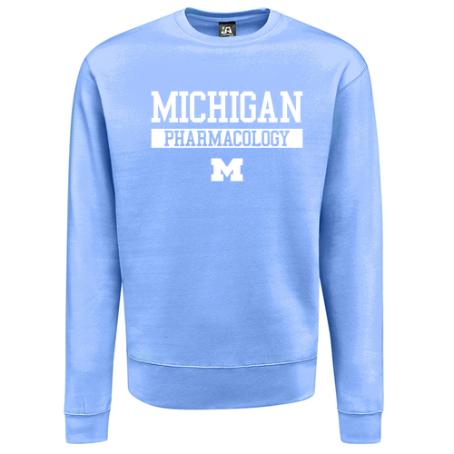 J. America Soft BTB Fleece Crewneck Sweatshirt -- Carolina Blue