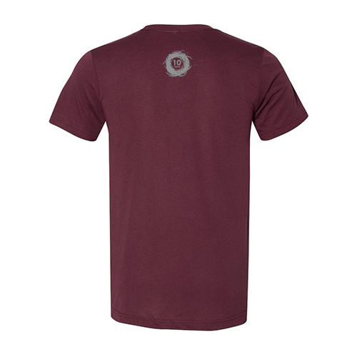 Mens/Unisex Bella Canvas Triblend Short Sleeve T-Shirt -- Maroon