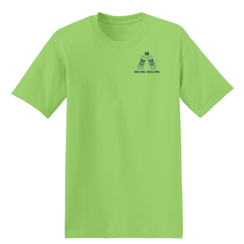 Hanes EcoSmart Adult Heavyweight 50/50 T-Shirt -- Lime