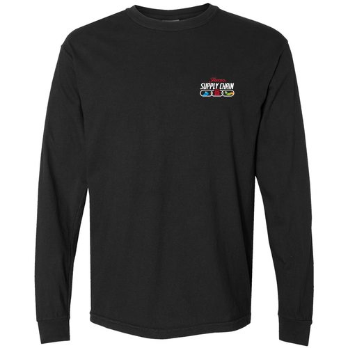 Comfort Colors Garment-Dyed Heavyweight Long Sleeve T-Shirt -- Black