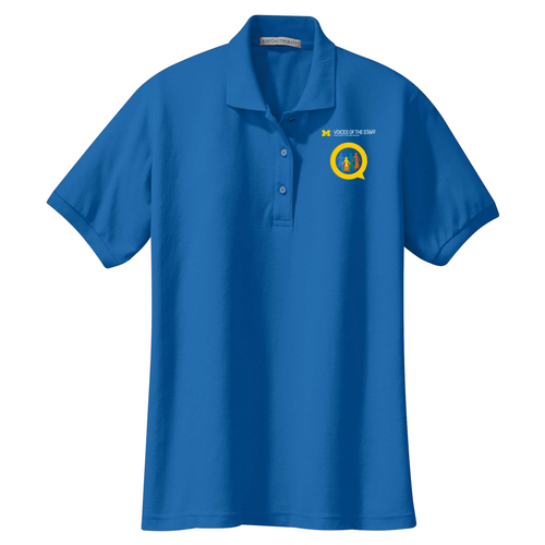 Ladies Silk Touch Sport Shirt -- Royal