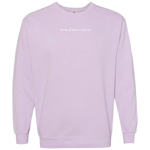 Comfort Colors Unisex Garment-Dyed Crewneck Sweatshirt -- Orchid