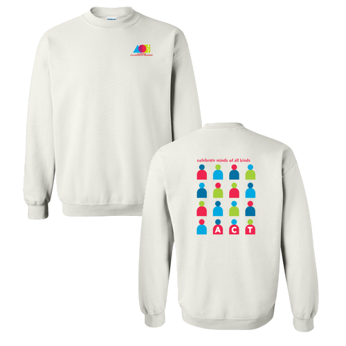 Gildan Heavy Blend Crew Neck Sweatshirt -- White