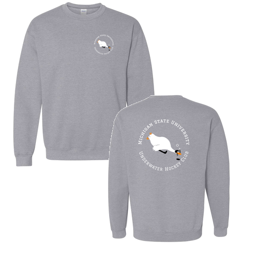 Gildan Heavy Blend Crew Neck Sweatshirt -- Sport Grey