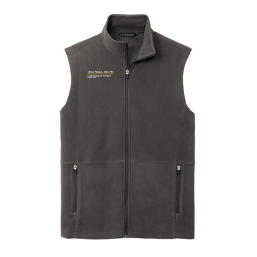 Port Authority Accord Microfleece Vest F152 -- Pewter