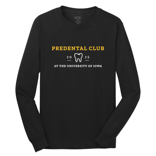 Port and Company Long Sleeve T Shirt -- Jet Black