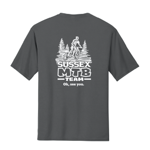 Port and Company Essential Performance Tee MTB -- Charcoal