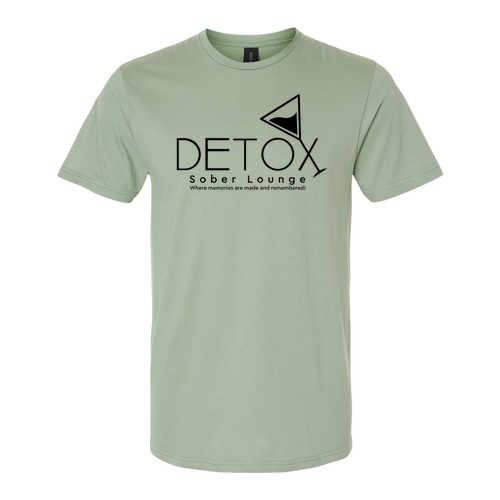 Detox Sober Lounge Tee -- Sage