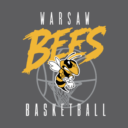 Warsaw Bees Comfort Colors Unisex Garment-Dyed Quarter-Zip Sweatshirt -- Pepper