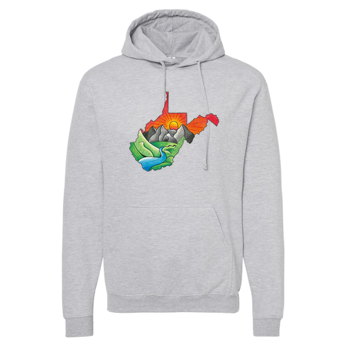 Tultex Unisex Fleece Hoodie -- Heather Grey
