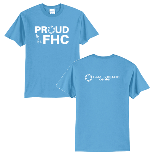 Proud to be FHC 50/50 Blend Basic T-Shirt -- Aquatic Blue