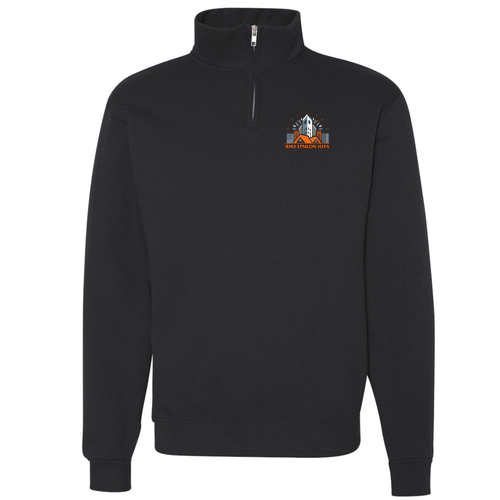 Jerzees 9.3 Oz 50/50 Nublend Quarter Zip Sweatshirt Adult -- Black