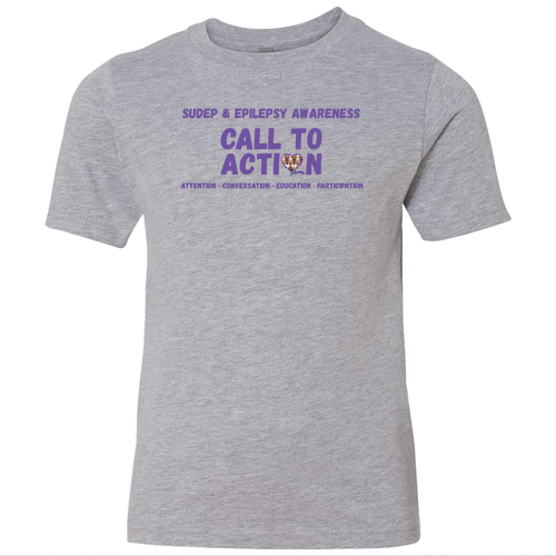 Next Level Apparel Boys Short Sleeve Crew Tee -- Heather Grey