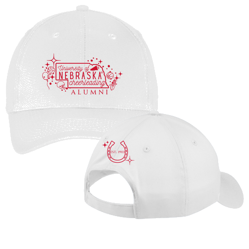 Port and Company 6-panel Twill Hat -- White