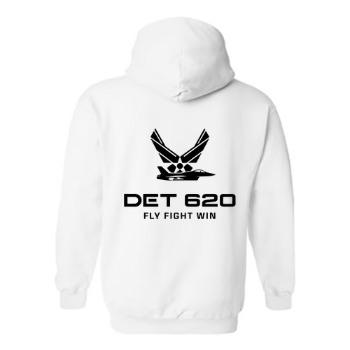 Gildan Heavy Blend Hooded Sweatshirt -- White