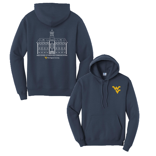 Port and Company Core Fleece Pullover Hooded Sweatshirt -- Navy