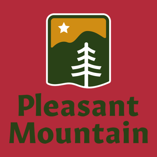 Pleasant Mountain Logo 1 Full color -- Short Sleeve Red