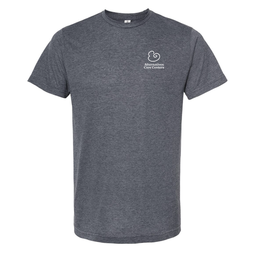 Tultex Unisex Ultra Blend Tee -- Heather Navy