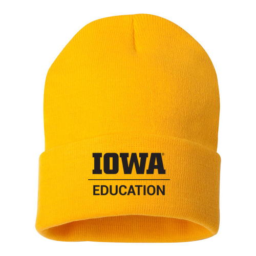 Sportsman Solid 12" Cuffed Beanie -- Gold