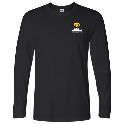 Gildan Softstyle Longsleeve T Shirt -- Black