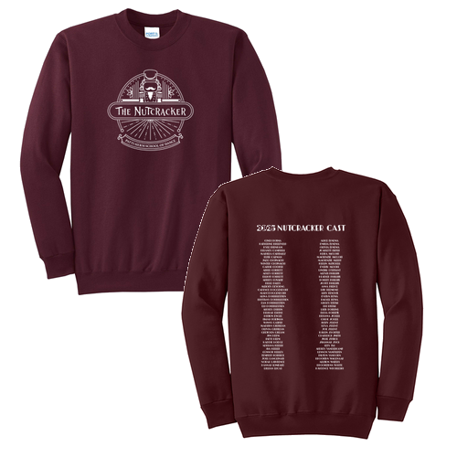 Port and Company Classic Crewneck Sweatshirt -- Maroon