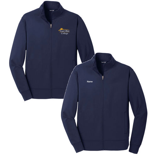 Sport-Tek Sport-Wick Fleece Full-Zip Jacket -- Navy