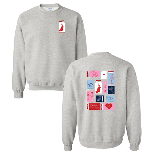 Gildan Heavy Blend Crew Neck Sweatshirt -- Ash