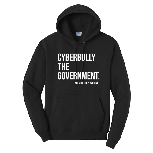 Cyberbully Port and Company Core Fleece Pullover Hooded Sweatshirt -- Jet Black