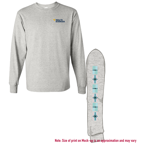 Gildan Heavy Cotton Longsleeve Basic T-Shirt -- Ash