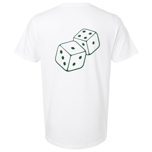 Dice Soccer Unisex T-Shirt -- White