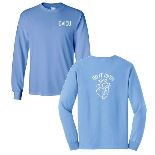 Gildan Ultra Cotton Longsleeve Basic T-Shirt -- Carolina Blue