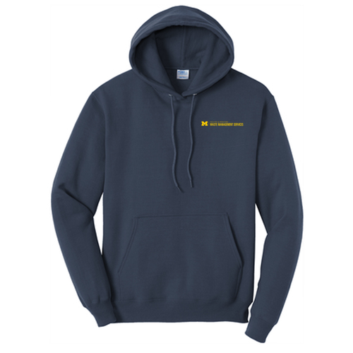 Port and Company Essential Pullover Hooded Sweatshirt -- Navy, $37
