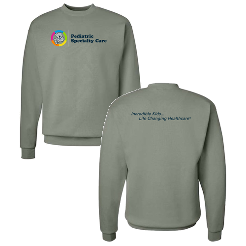 Crewneck Sweatshirt (w/ Back Print) -- Stonewashed Green