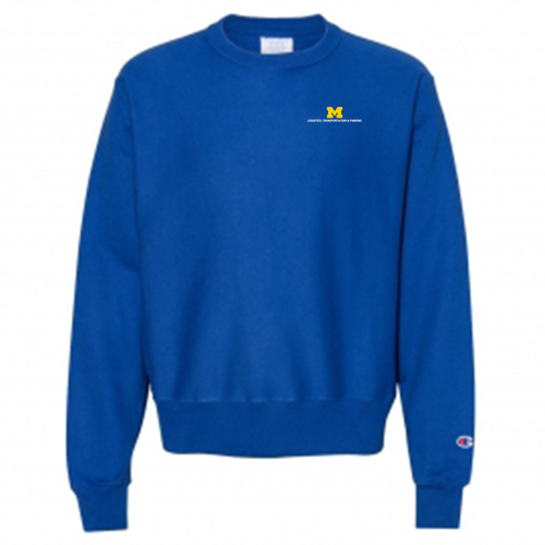Champion Reverse Weave Crewneck Sweatshirt -- Athletic Royal, $60