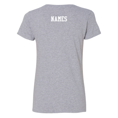 Gildan Heavy Cotton Ladies' V-Neck Tee -- Sport Grey