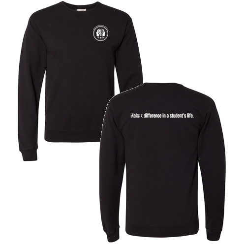 ComfortWash Unisex Crew Sweatshirt -- Black