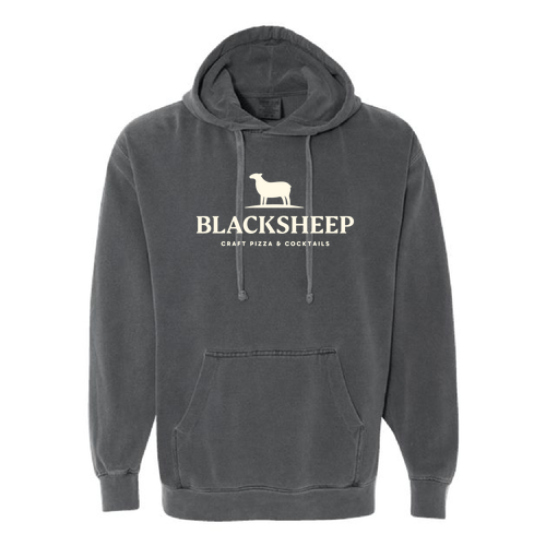 Comfort Colors Garment Dyed Hooded Pullover Sweatshirt -- Pepper
