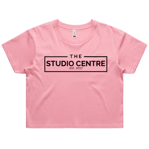 Dance Ladies AS Colour Crop Tee -- Bubblegum