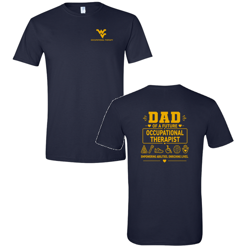 Gildan SoftStyle T-Shirt -- Navy DAD Design