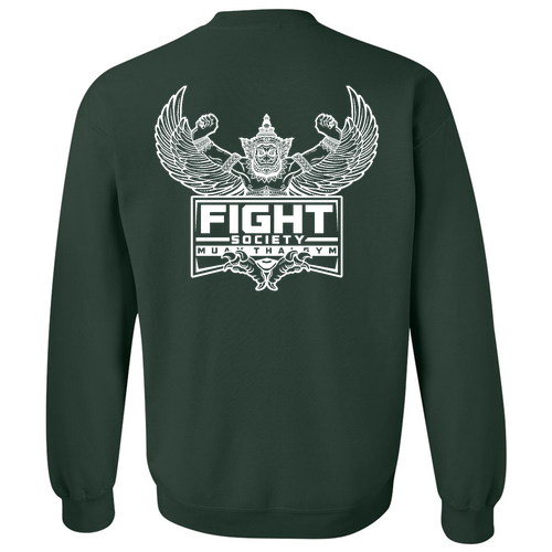 Gildan Heavy Blend Crew Neck Sweatshirt -- Forest Green