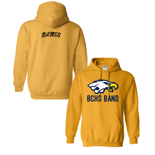 Gildan Heavy Blend Hooded Sweatshirt -- Gold