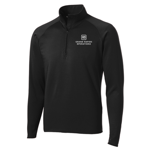 Sport Tek Sport Wick Stretch Half Zip Pullover -- Black