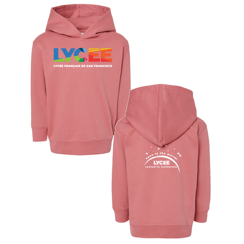 Toddler Pullover Fleece Hoodie -- Mauvelous