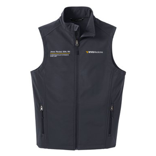 Port Authority Core Soft Shell Vest -- Battleship Grey