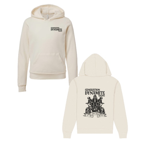Bella Canvas Youth Sponge Fleece Hooded Sweatshirt -- Natural