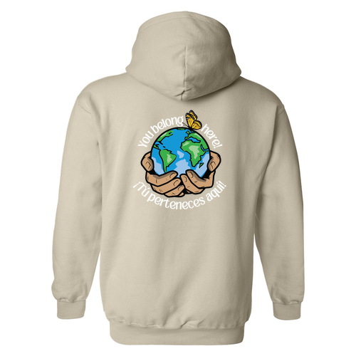 Gildan Heavy Blend Hooded Sweatshirt -- Sand