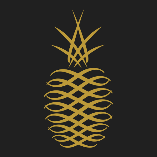 Next Level Mens Crew White and Gold PAU Logo